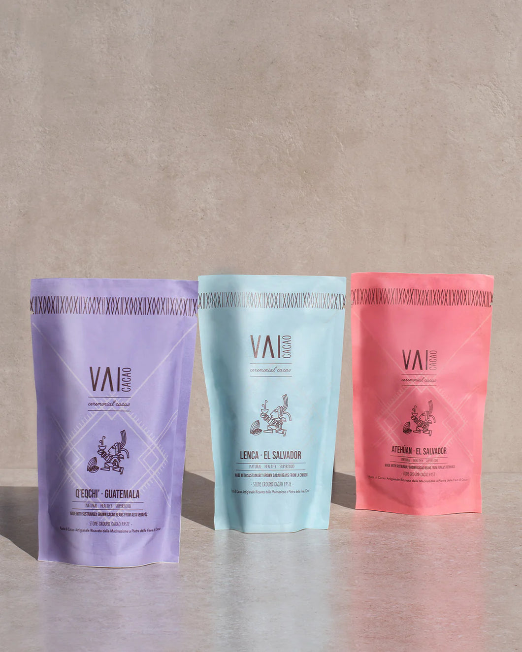 Ceremonial Cacao · 3 Origins Tasting Pack · Q'eqchi', Lenca & Atehuàn